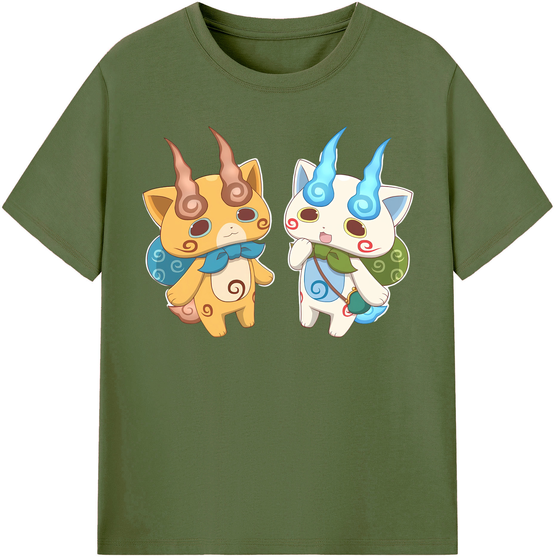 （画像用） 妖怪ウォッチ Yo-kai Watch 綿100％半袖Tシャツ（フロントプリント）